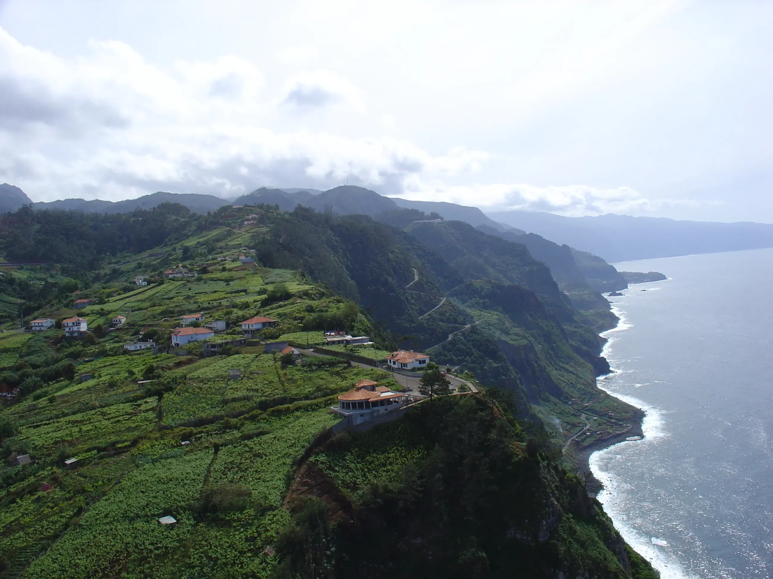 Costa norte em voo