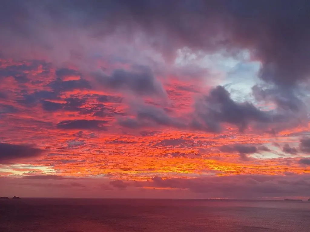 Sunrise colors