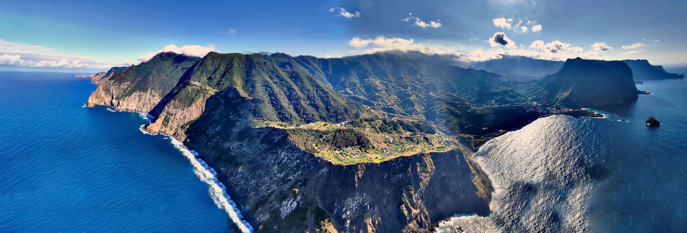 North Coast in a Paragliding flight view