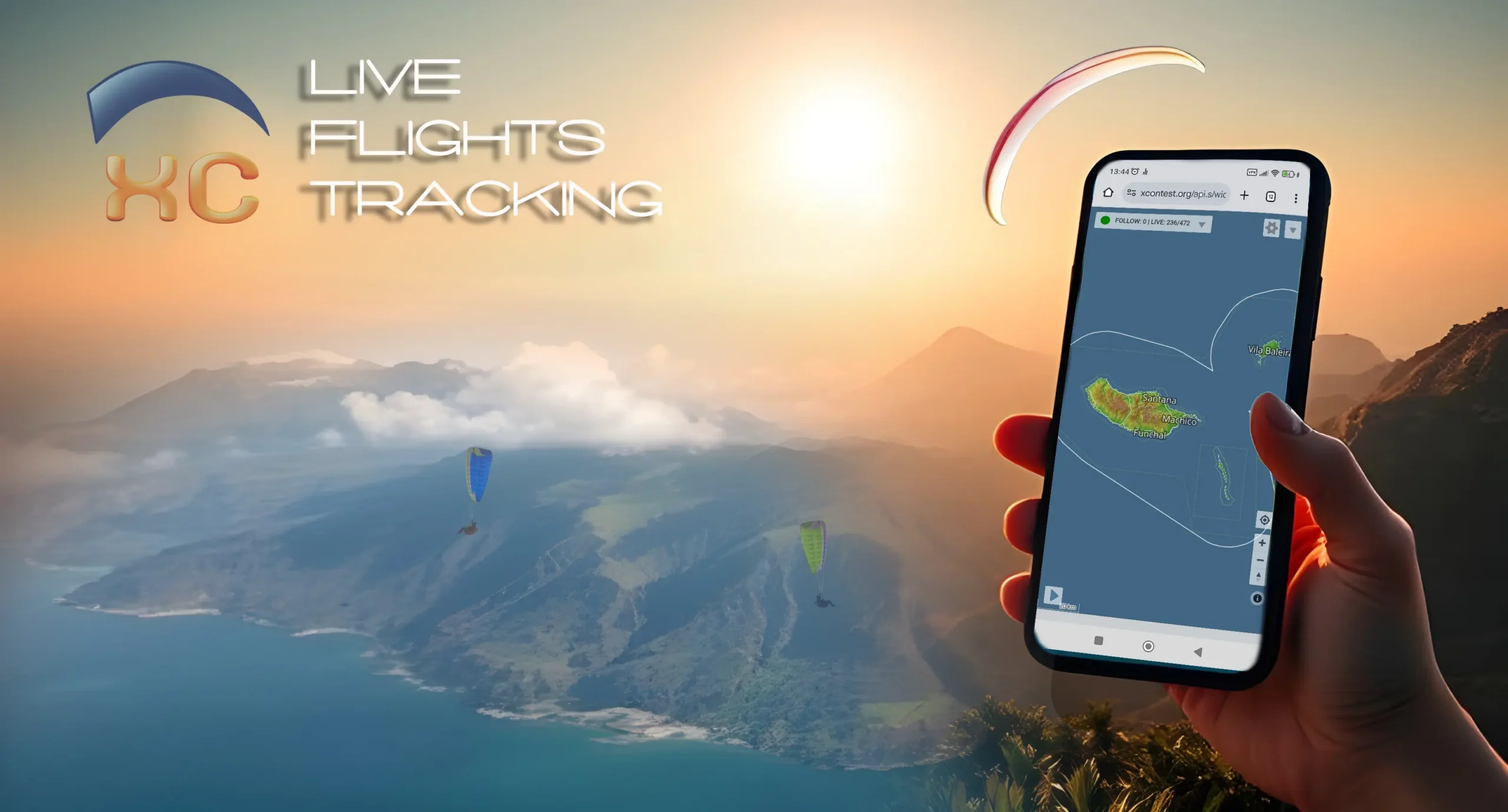 Banner live tracking title xc track