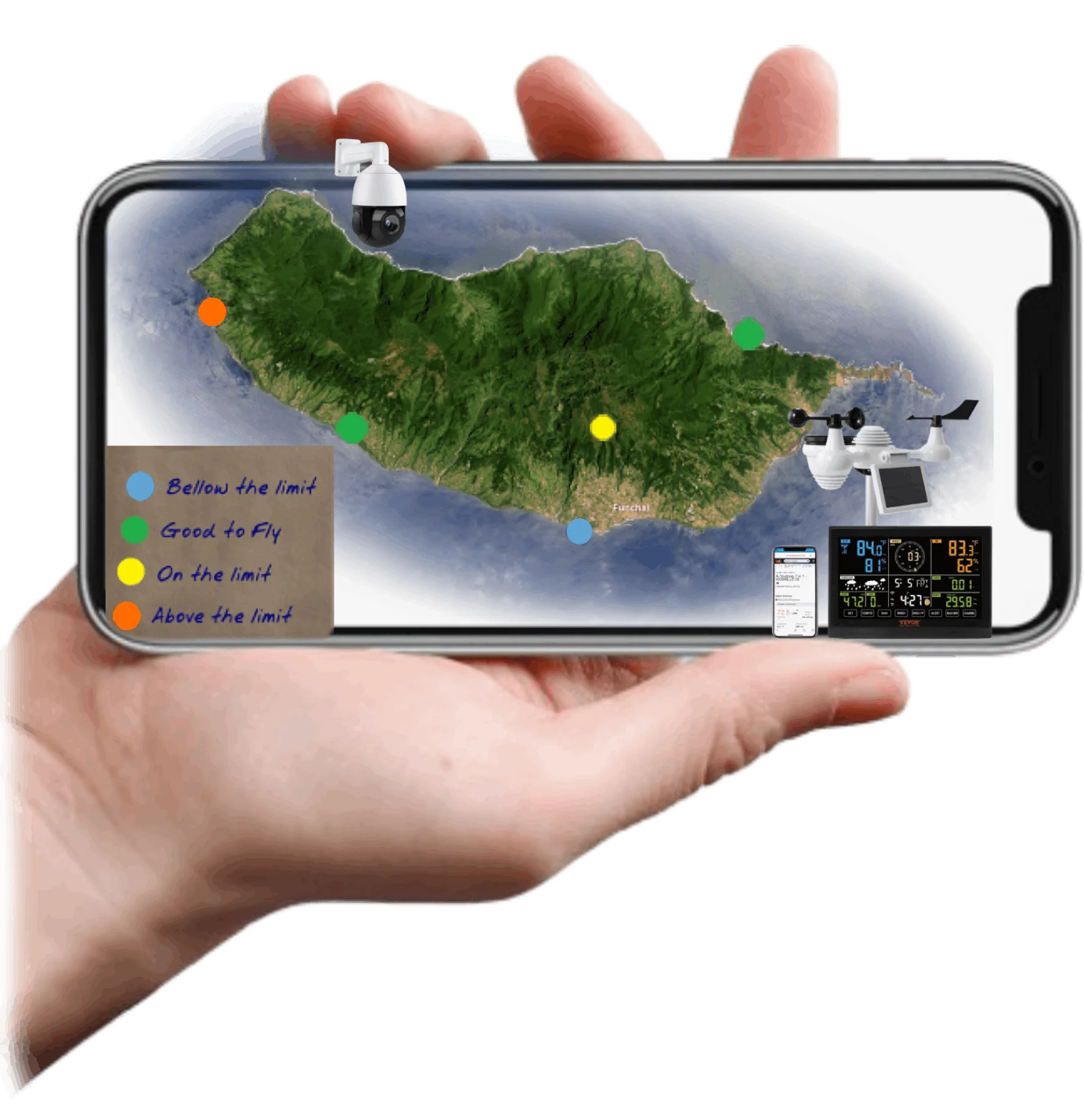 Phone app WESS Free Flight