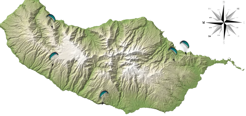 Madeira some flight locations