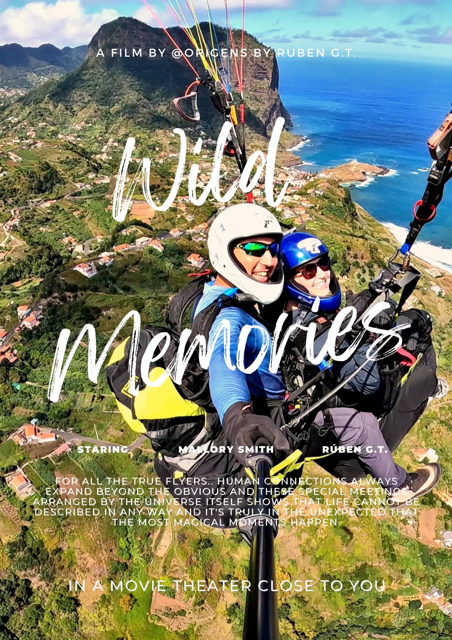 Wild memories paragliding north with mallory poster